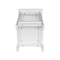 International Concepts Rectangle 24 in X-Sided Plant Stand Snow, 12 W, 12 L, 24 in H, Wood, White OT08-3071X - alternate 4